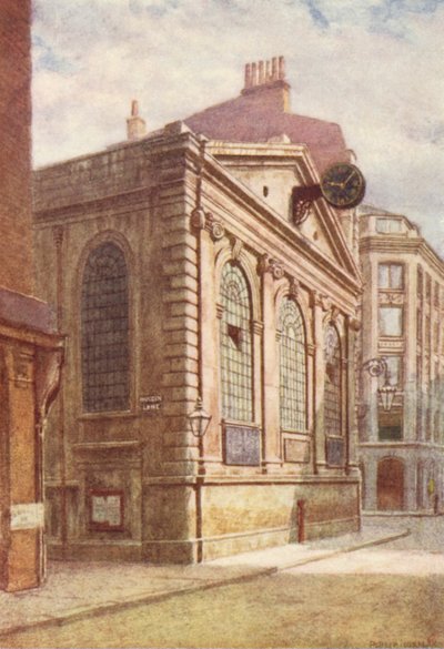 Kirche St. Michael, Wood Street, 1896 von Philip Norman