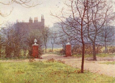 Garten von Scarsdale House, Kensington, 1892 von Philip Norman