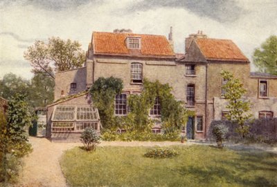 Sandford Manor House vom Hintergarten, 1898 von Philip Norman