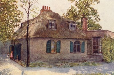 Reetdachhaus in der Nähe von Paddington Green, 1895 von Philip Norman