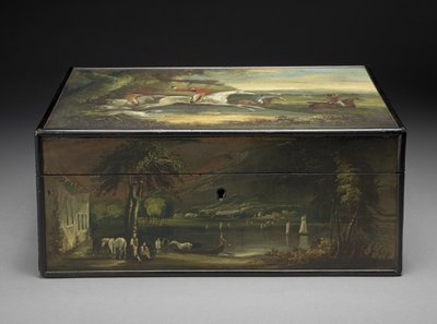 Antiker Briefkasten, umgebaut zu einem Humidor, ca. 1840 von Philip Reinagle