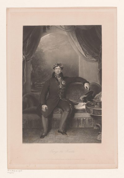 Porträt von George IV., König von England von Philip Thomas