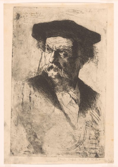 Porträt eines Mannes von Philip Zilcken (signed by artist)