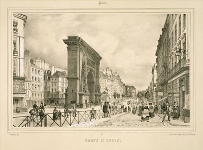 Porte St. Denis von Philippe (after) Benoist