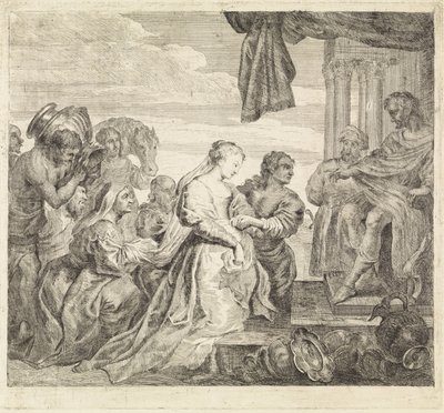Besuch der Königin von Saba von Philippe Lambert Joseph Spruyt