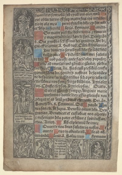 Seite aus dem Stundenbuch von Philippe Pigouchet