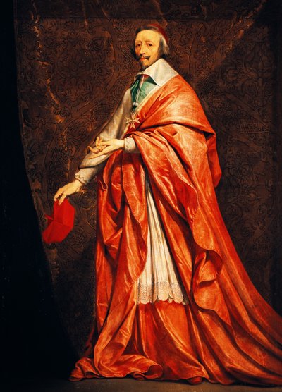 Porträt von Armand-Jean du Plessis (Paris) von Philippe de Champaigne
