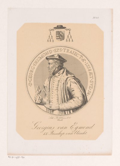 Porträt von George van Egmont von Philippus Anthonius Alexander Kanne (attributed to)