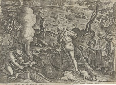Konijnenjacht von Philips Galle (possibly)