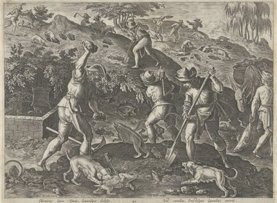 Dachsjagd von Philips Galle