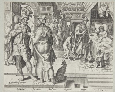 Jonadab berät Amnon von Philips Galle