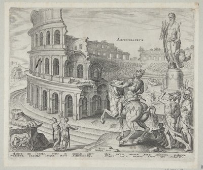 Das Kolosseum in Rom von Philips Galle