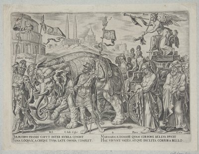 Der Triumph des Ruhms von Philips Galle