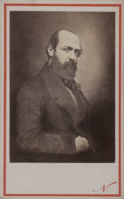 Porträt von Henri Murger 1822-1861, 1861 von Photo studio Nadar.