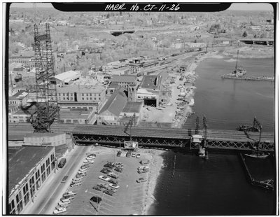 Norwalk River Brücke, Norwalk, Connecticut von Photographer American