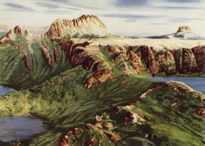 Tasmanien: Cradle Mount und Barn Bluff von Photographer Australian