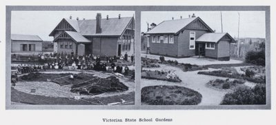 Victorianische Staatsschulgärten von Photographer Australian