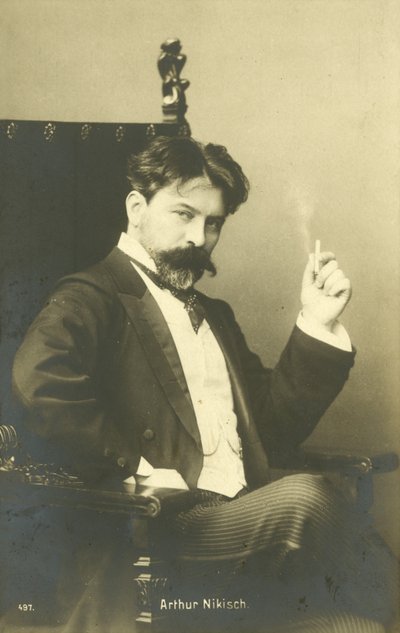 Arthur Nikisch, ungarischer Dirigent von Photographer Austrian