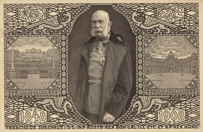 Kaiser Franz Joseph I. von Österreich von Photographer Austrian