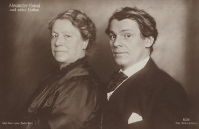 Porträt von Aleksander Moissi von Photographer Austrian