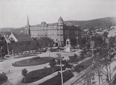 Dominion Square und Windsor Hotel, Montreal von Photographer Canadian