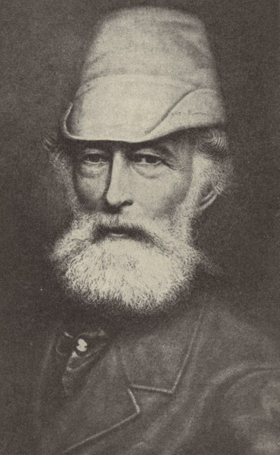 Alfred Krupp, deutscher Industrieller und Gründer der Krupp-Werke in Essen von Photographer German
