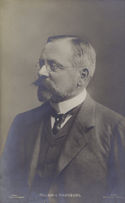August von Parseval, deutscher Luftschiffkonstrukteur von Photographer German