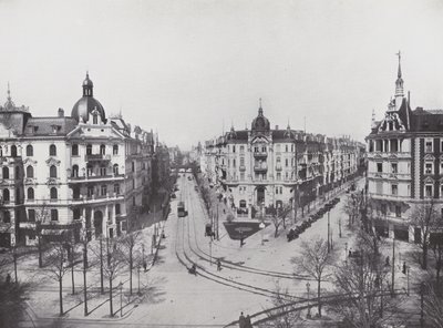 Charlottenburg, Kurfürstendamm, Ecke Uhland- und Grolmannstraße von Photographer German