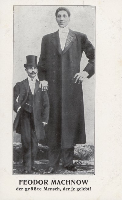 Feodor Machnow, der russische Riese von Photographer German