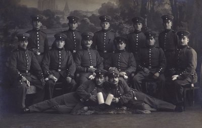 Gruppe deutscher Soldaten von Photographer German