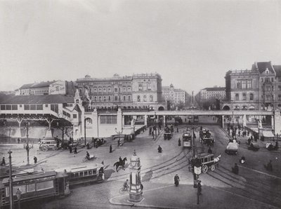 Hallesches Tor mit Hochbahnhof von Photographer German