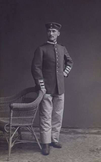 Porträt eines deutschen Soldaten von Photographer German