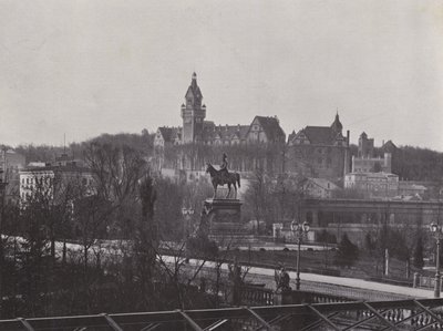 Potsdam, Kriegsschule und Denkmal Kaiser Wilhelm des Großen von Photographer German