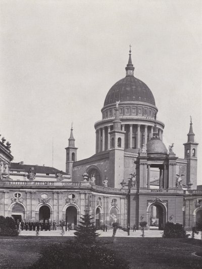 Potsdam, Stadtschloss, Fortunaportal und St. Nikolaikirche von Photographer German
