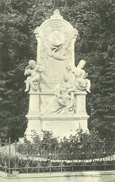Robert-Schumann-Denkmal, Bonn, Deutschland von Photographer German