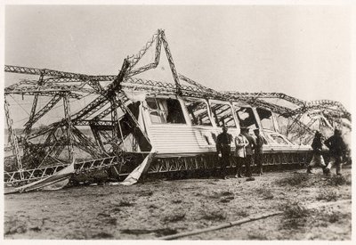 Die Ruinen des Zeppelins LZ10 