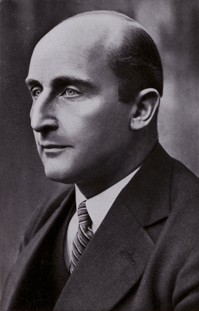 Werner March, deutscher Architekt, der das Stadion für die Olympischen Spiele 1936 in Berlin entworfen hat (s/w Foto) von Photographer German