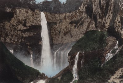 Japan, ca. 1912: Kegon-Fall, Nikko von Photographer Japanese