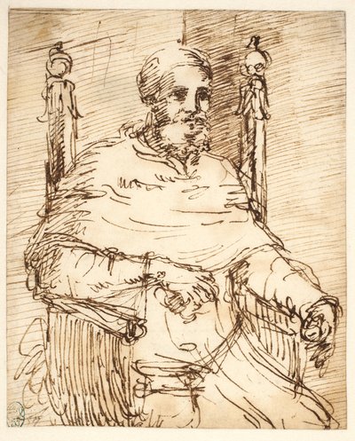 Porträt von Papst Julius II., nach Raffael von Pier Francesco Mola
