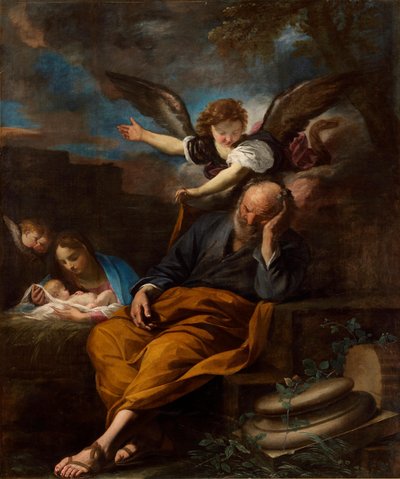Der Traum des Heiligen Joseph von Pier Francesco Mola