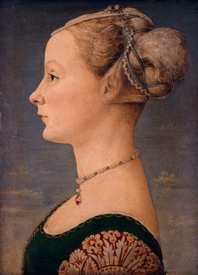 Porträt einer Frau, zweite Hälfte des 15. Jahrhunderts von Piero del Pollaiuolo