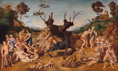 Die Missgeschicke des Silenus von Piero di Cosimo