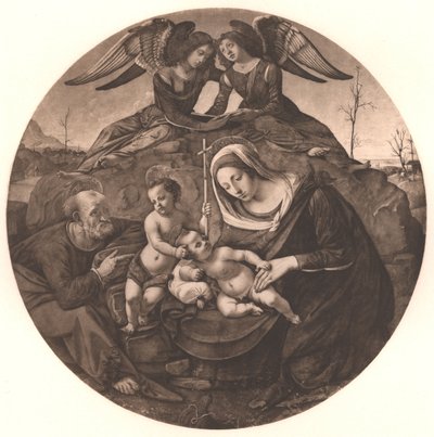 Die Heilige Familie von Piero di Cosimo