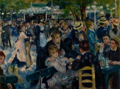 Tanz im Moulin de la Galette von Pierre-Auguste Renoir