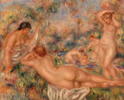 Badende (Baigneuses) von Pierre-Auguste Renoir