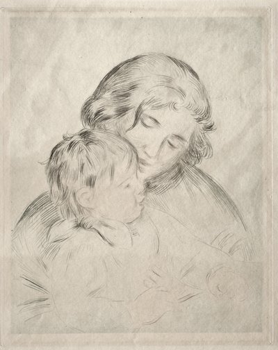 Mutter und Kind von Pierre-Auguste Renoir