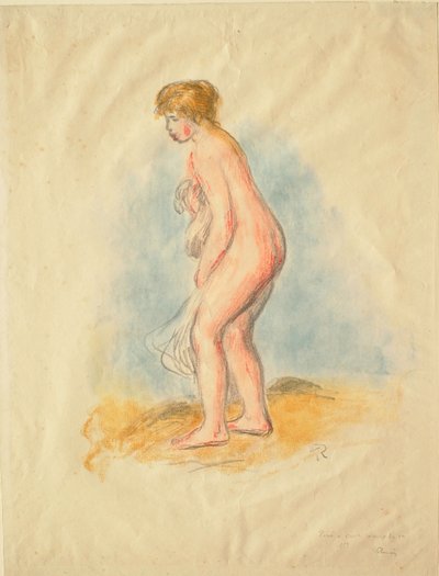Stehende Badende von Pierre-Auguste Renoir