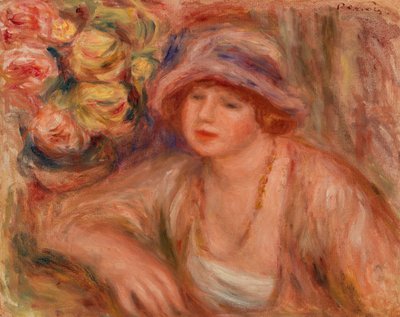Lehnende Frau von Pierre-Auguste Renoir