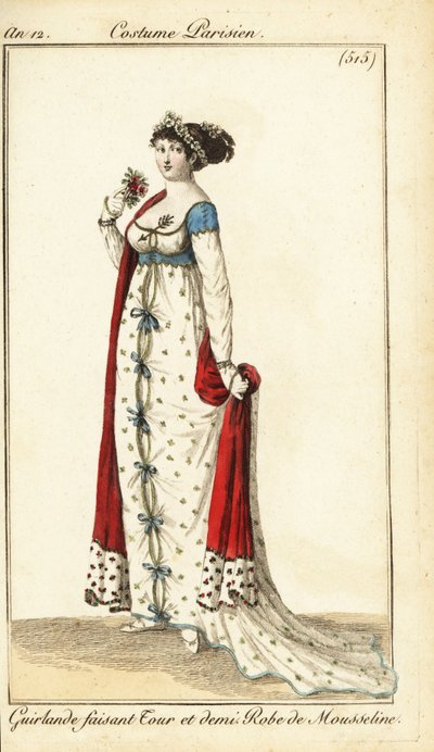Frau mit Haaren, die mit einem Kranz gebunden sind, Paris von Pierre Charles Baquoy