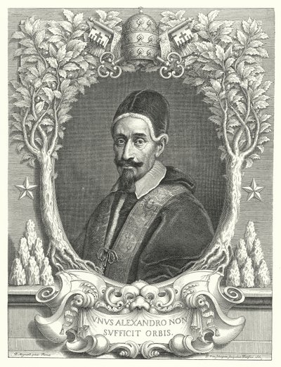 Papst Alexander VII. von Pierre (after) Mignard